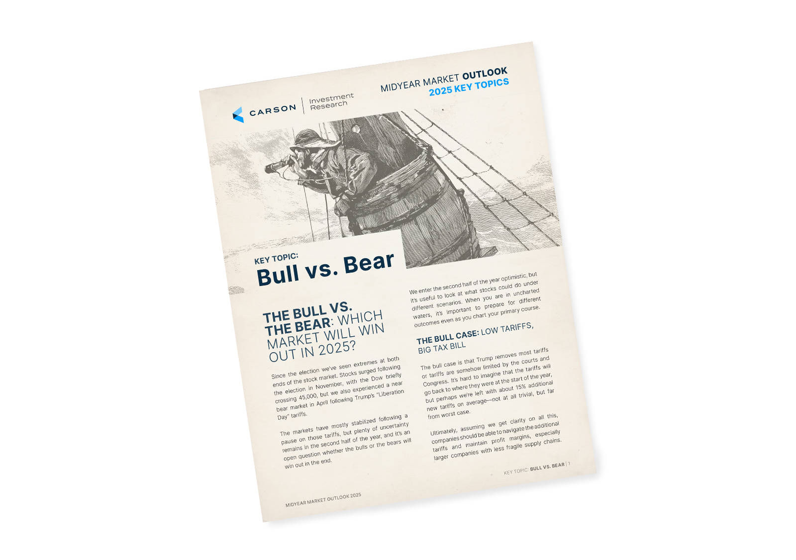 Midyear Market Outlook Key Topic: Bull vs Bear