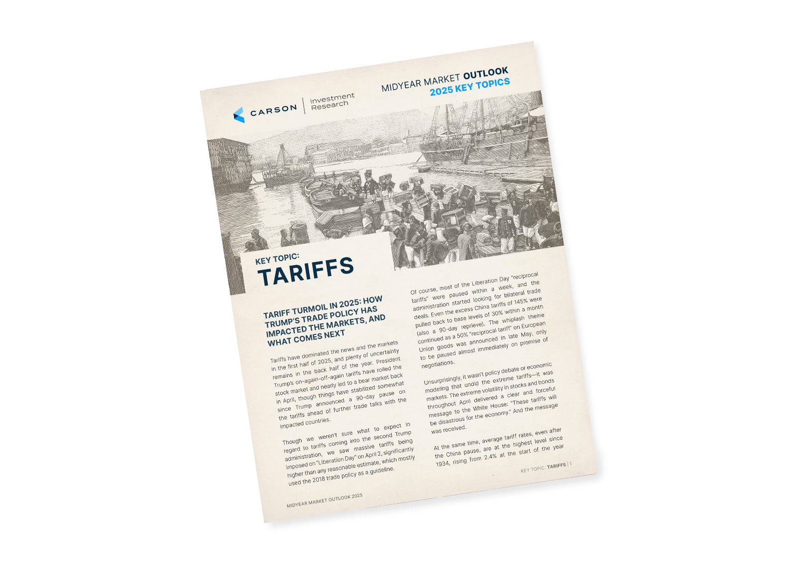 Midyear Market Key Topic: Tariffs